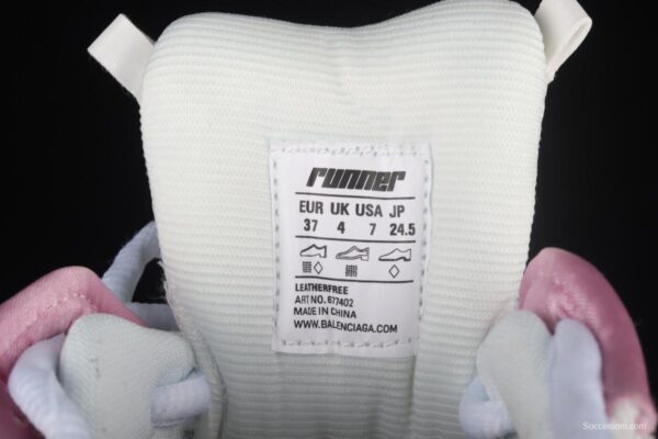 Balenciaga Runner Kith Four.Color 7.021ss latest color matching trend retro casual shoes W3RB39059 - Image 5