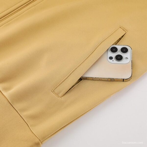 23/24 Barcelona khaki Full Zipper Jacket+Pants - Image 5
