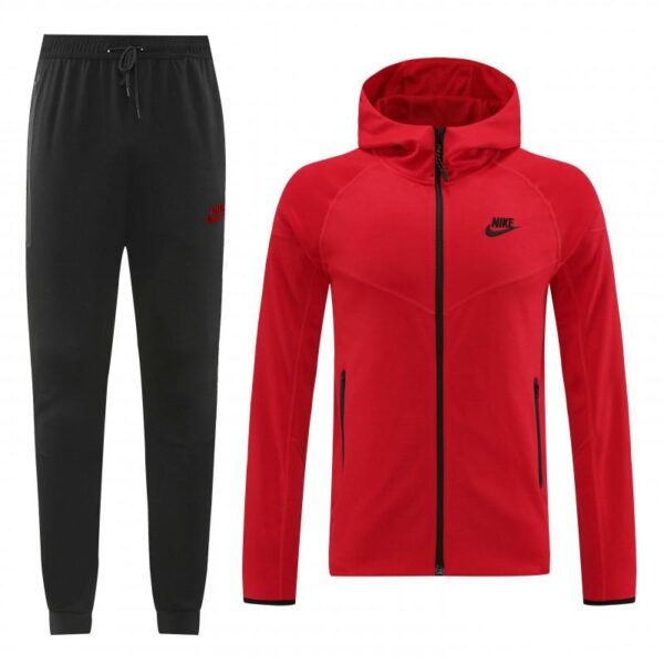 24/25 Nike Red Hoodie Full Zipper Jacket +Long Pants - Image 9