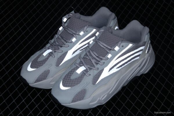 Adidas Yeezy Boost 700Static EF2829 Kanye coconut 700gray coconut 3M reflective running shoes BASF popcorn - Image 11