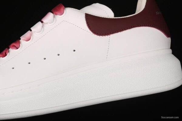 Alexander McQueen wine red silk cowhide tail - Image 8
