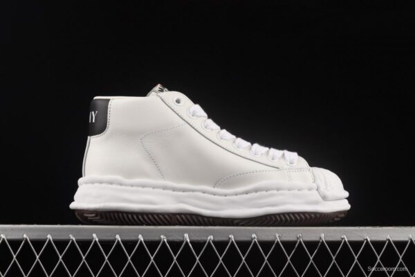 MMY/Maison MIHARA YASUHIRO Wayne Original Sole Leather Mid Sneaker Japanese concept fashion designer Mihara Kangyu brand shell front page deformation retro dissolved ice cream Zhongbang board shoes - Image 15