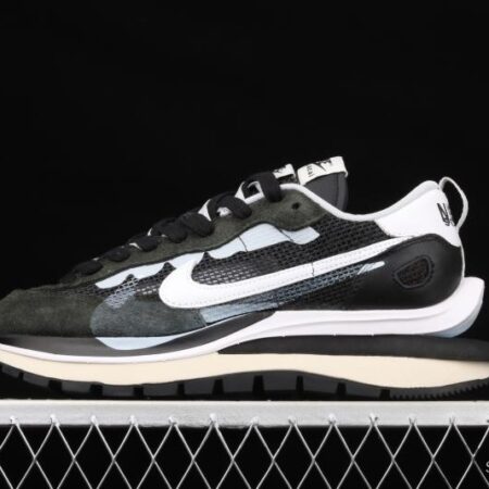 Sacai x NIKE VaporWaffle 3.0marathon deconstruction design avant-garde deformable three-layer bottom leisure jogging shoes CV1363-001