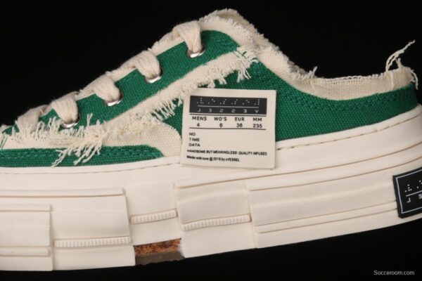IMPACT x VESSEL G.O.P. LOW deconstructs overlapping thick-bottomed cork low-side heightened canvas vulcanized semi-tow - Image 4