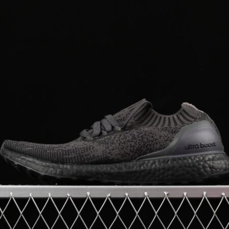 Adidas Ultra Boost Uncaged LTD Triple Black BA7996 socks and shoes