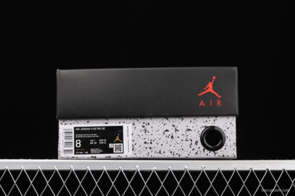 Air Jordan 4 Tattoo What The mandarin duck white cement basketball shoes CI1184-146 - Image 11