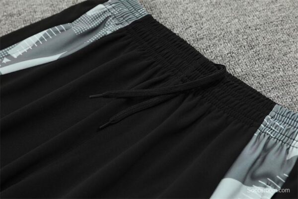 2024 Italy Black Half Zipper Jacket+Long Pants - Image 3