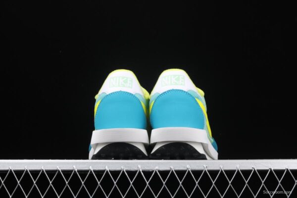 Sacai x NIKE LVD Waffle Daybreak co-signed catwalk style net gauze leather splicing double hook Swoosh running shoes BV0073-600 - Image 10