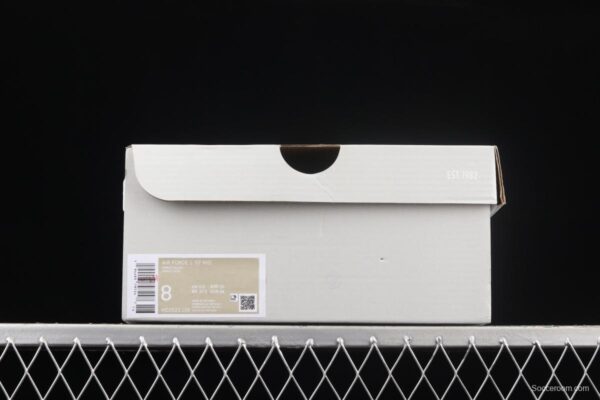 NIKE Air Force 11407Mid milk brown medium-top casual board shoes HD2523-156 - Image 11