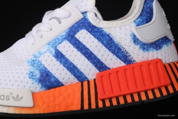 Adidas NMD R1 Boost V2 FY5886 second generation elastic knitted surface popcorn running shoes - Image 6