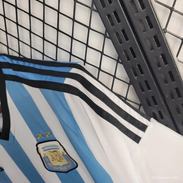 Retro 2014 Argentina Home Jersey - Image 6