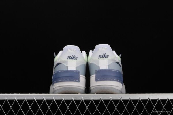 NIKE Air Force 1 ShAdidasow light weight heightened low-top 100-board shoes CK6561-001 - Image 13