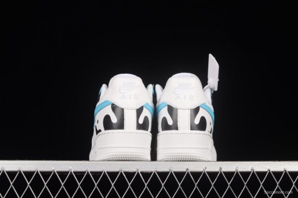 NIKE Air Force 1'07 Low Cow Pattern Low Top Casual Sneakers DD8959-100 - Image 13
