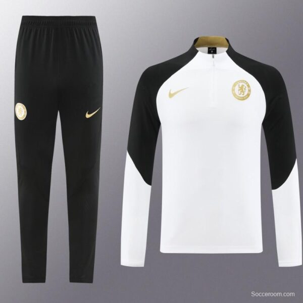 23/24 Chelsea White  Half Zipper Jacket+Pants - Image 18