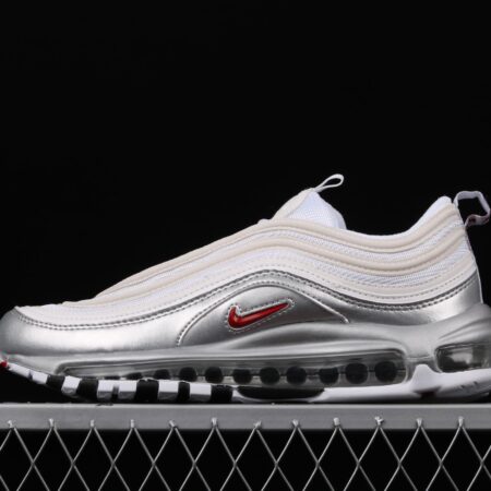 NIKE Air Max 97 QS silver liquid metal bullet running shoes AT5458-100
