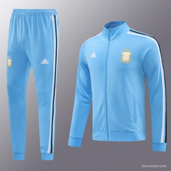 2024 Argentina Blue Full Zipper Jacket +Long Pants - Image 13