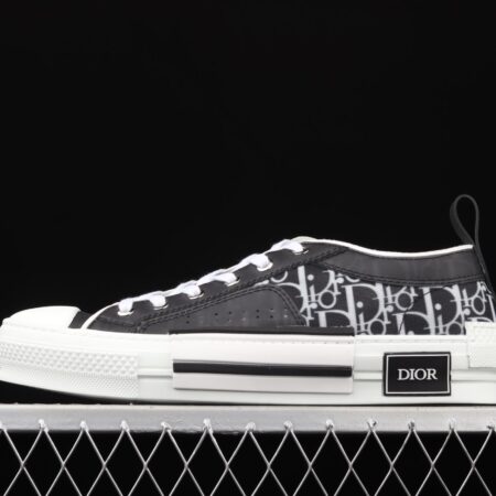 Authentic Dior B23 Oblique Low Top Sneakers Dior CD ghosting low upper board shoes 3SH118YJR 063 White/Black