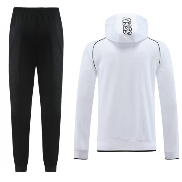 23/24 Napoli White Full Zipper Hoodie Jacket+Pants - Image 6