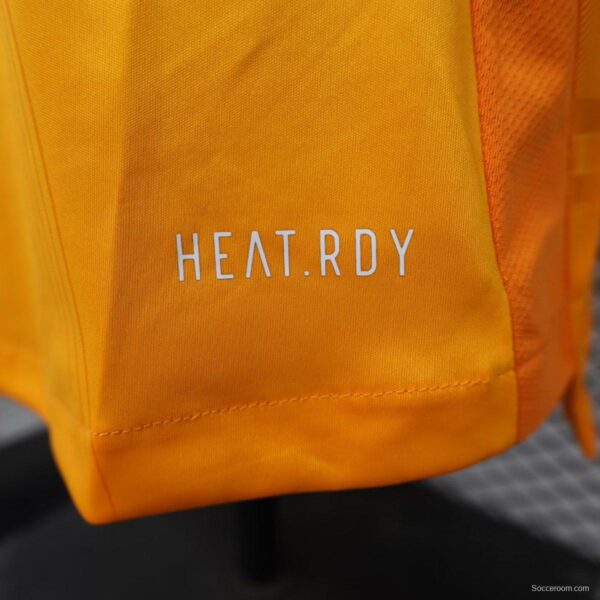 Player Version 24/25 Real Madrid Away Orange Long Sleeve Jersey - Image 8