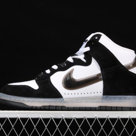 Slam Jam x NIKE DUNK High joint series full head leather high top leisure skateboard shoes DA1639-101,