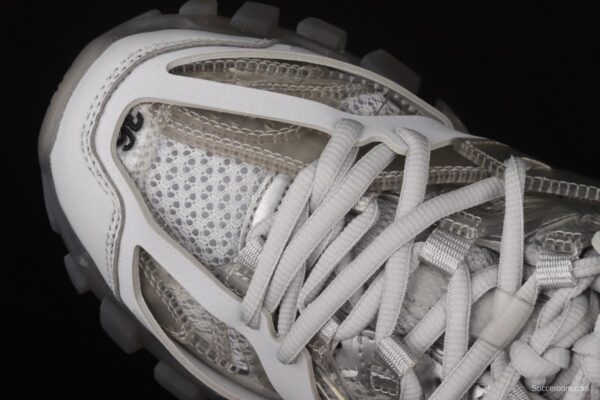 Balenciaga Sneaker Tess s.Gomma Res BI ALV/TIS EFF NUBUK/TIS E 2020 latest color matching trend running shoes W3BM41200 - Image 8