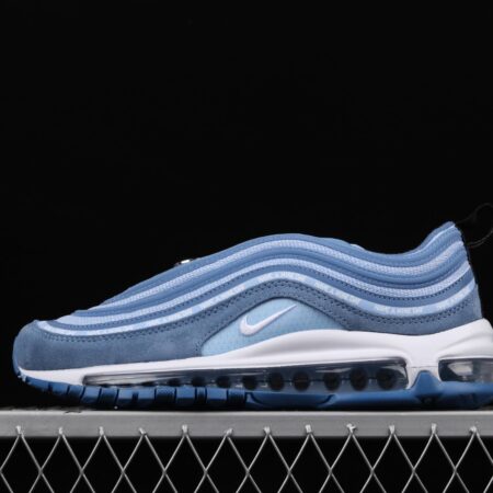 NIKE Air Max 97 ND Lake Blue Suede Air cushion running shoes BQ7565-400