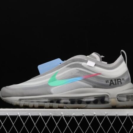 OFF-White x NIKE Air Max 97 OG OW bullet limited running shoes AJ4585-101