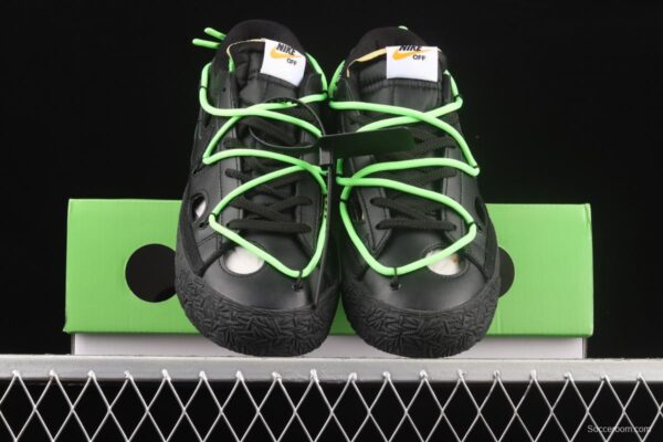 OFF-White x NIKE Blazer Low co-branded deconstruction style trailblazer low upper shoes DH7863-001 - Image 12