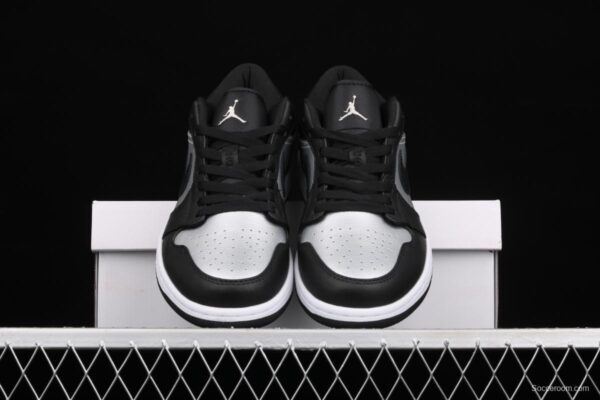 Air Jordan 1 Low low-top black silver culture leisure sports shoes DA5551-001 - Image 12