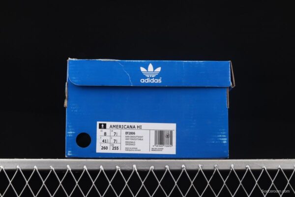 Adidas Originals Americana Hi EF2806 clover breathable fabric face campus wind high upper board shoes - Image 11