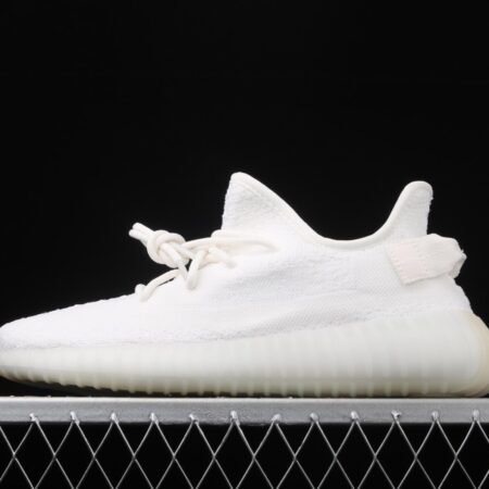 Adidas Yeezy 350V2 All White Real Boost Basf das coconut 350 second generation CP9366 fluorescent white BASF popcorn