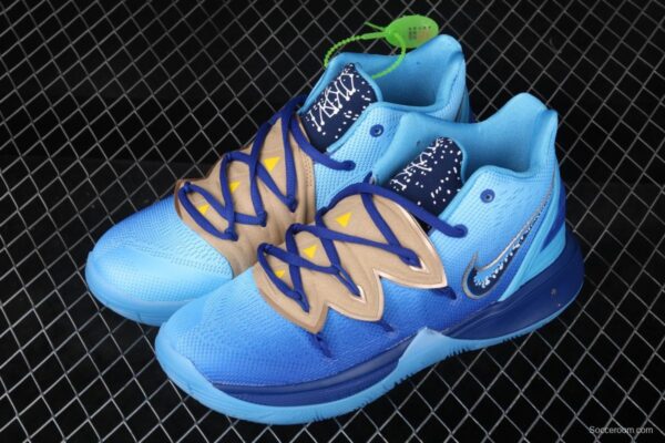 NIKE Kyrie 5 EP 'BHM' PE Owen 5 generation new color matching indoor actual combat leisure sports basketball shoes AO2919-300 - Image 9