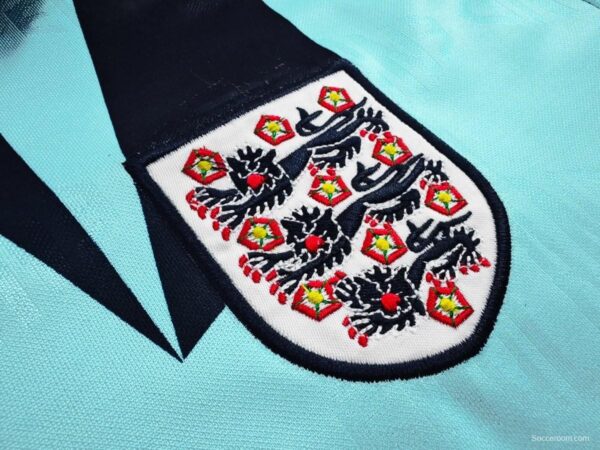 Retro 1992 England Third Blue Jersey - Image 5