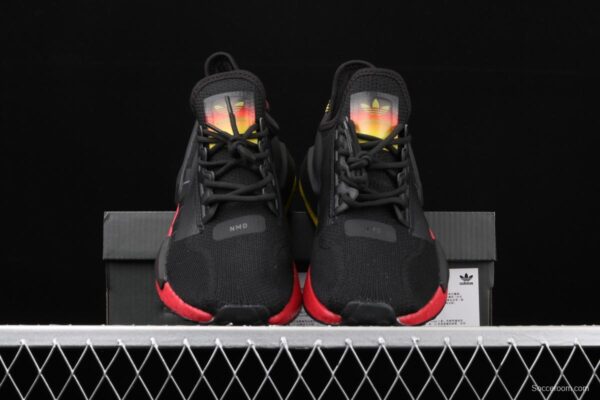 Adidas NMD R1 Boost V2 FX4149 second generation elastic knitted surface popcorn running shoes - Image 11