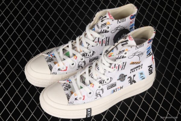Kith x Converse 1970 S Converse cooperative high-top casual board shoes 172466C - Image 11