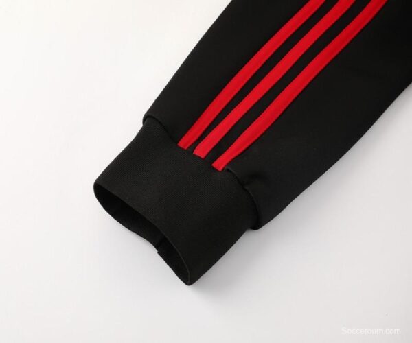 24/25 Manchester United Red Full Zipper Jacket +Long Pants - Image 2