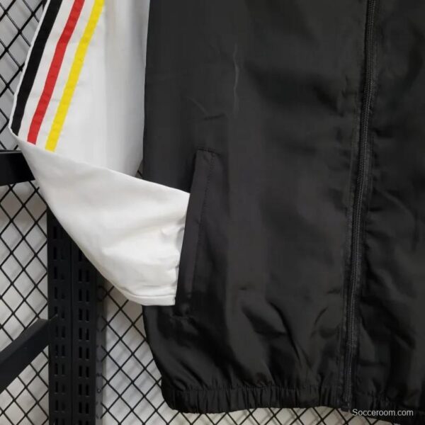 24/25 Manchester United Black/White Windbreaker - Image 2