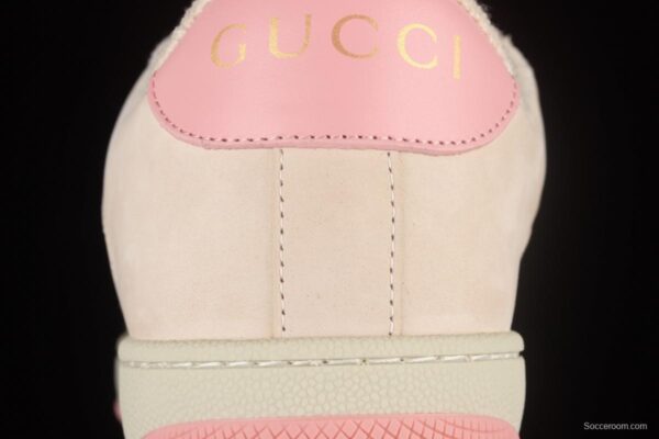 Gucci Distressed Screener Sneaker classic daddy shoes A38G09064 - Image 7