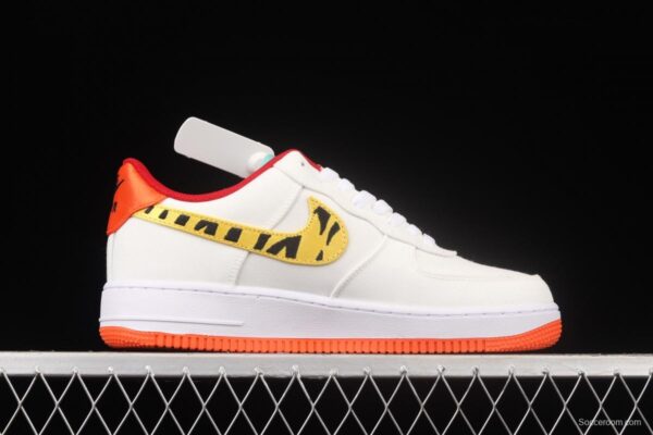 NIKE Air Force 1y07 Low year of the Tiger limited color matching low-top canvas casual board shoes DQ4502-171 - Image 15