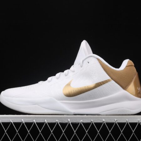 NIKE Zoom Kobe 5 Protro Kobe 5 platinum low-end sports basketball shoes 386429-108