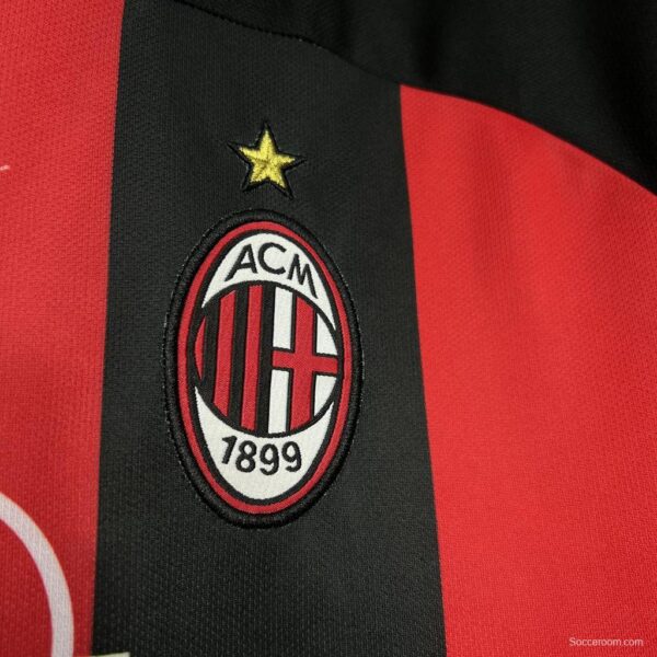 Retro 2000/02 AC Milan Home Jersey - Image 6