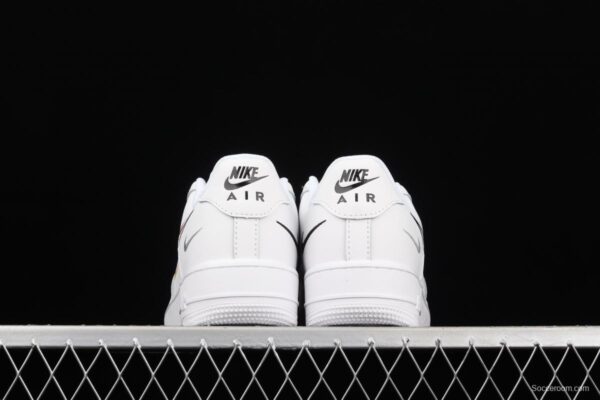 NIKE Air Force 1 Low Multi Swoosh all-white colorful low-top casual board shoes DM9096-100 - Image 13