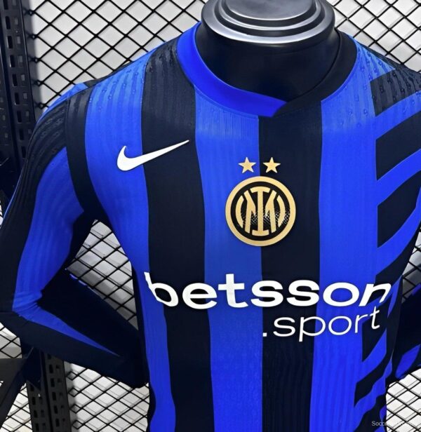 Player Version 24/25 Inter Milan Home Long Sleeve Jersey - Image 3