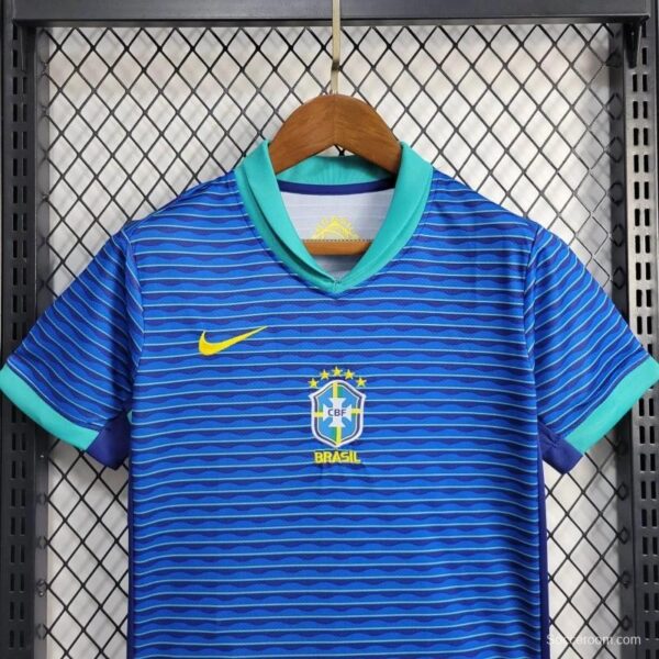 24/25 Kids Brazil Away Jersey - Image 3