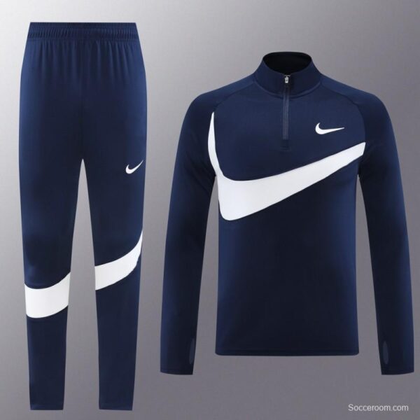 2024 Nike Navy/White Half Zipper Jacket+Pants - Image 16