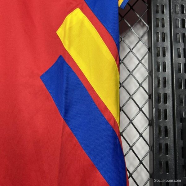 Retro 1994 Romania Away Red Jersey - Image 7