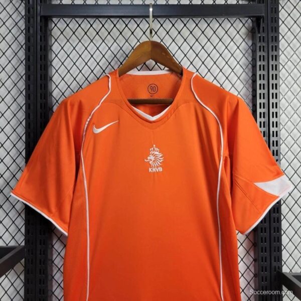 Retro 2004 Netherlands Home Jersey - Image 2