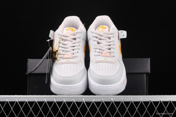 NIKE Air Force 1 ShAdidasow light weight heightened low-top 100-board shoes CQ9503-001 - Image 11