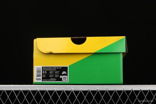Sean Cliver x NIKE SB DUNK Low Pro QS artist's skateboard shoes DC9936-100 with lower top - Image 11