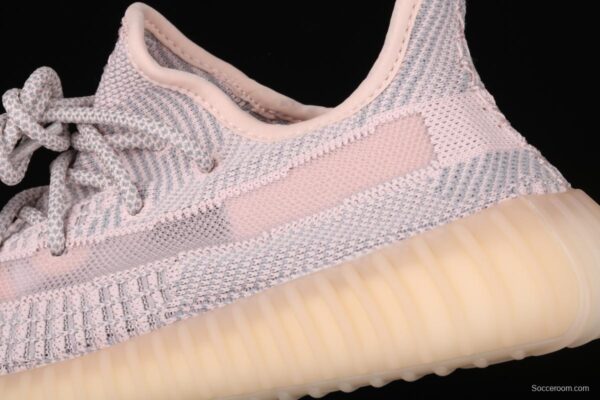 Adidas Yeezy 350 Boost V2 Synth FV5578 Darth Coconut 350 second generation silver powder hollowed-out angel color - Image 6